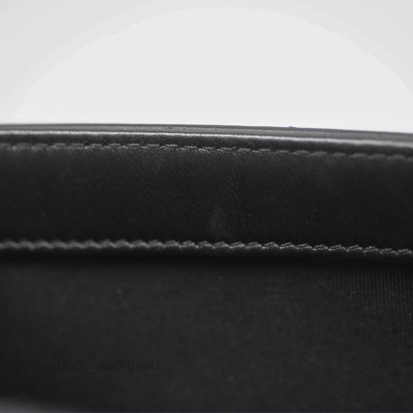 Chanel Small Boy Black Calfskin Ruthenium Hardware