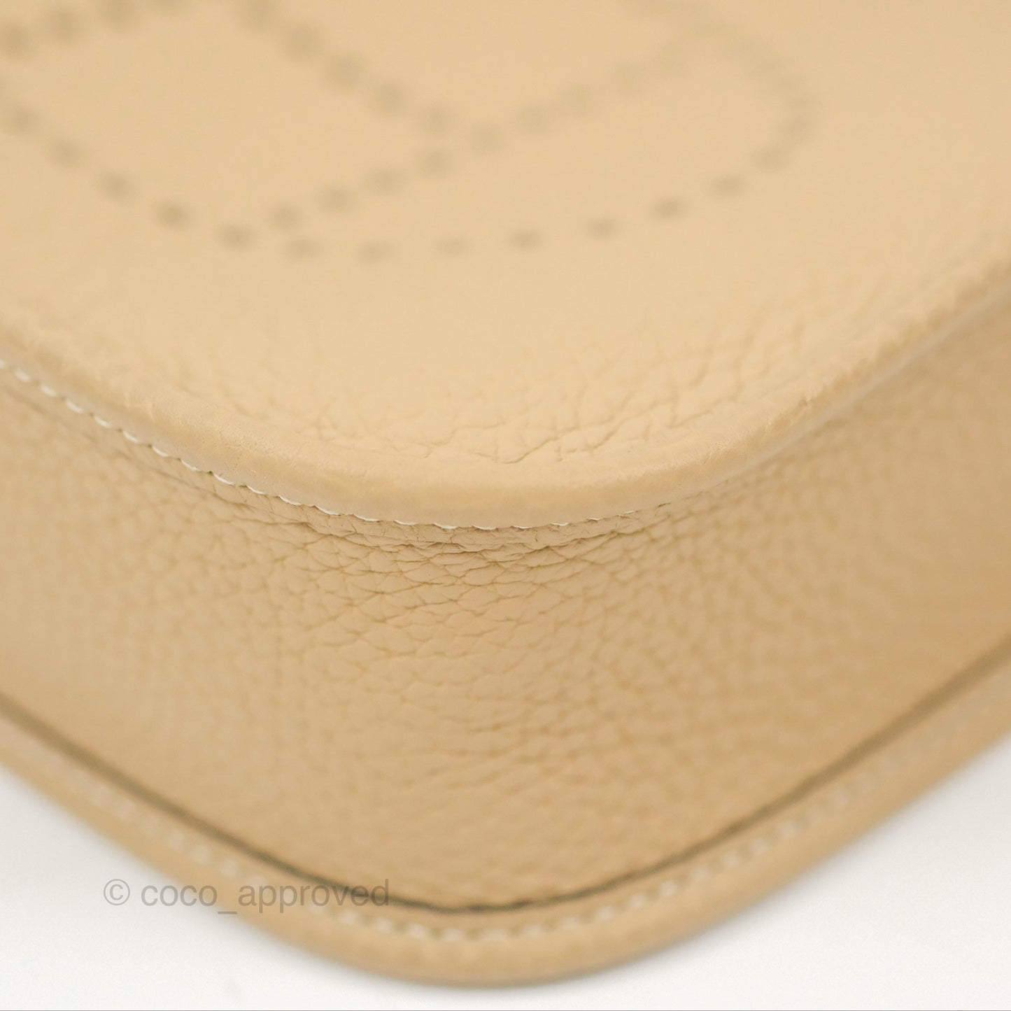 Hermès Mini Evelyne 16 Trench Clemence Palladium Hardware