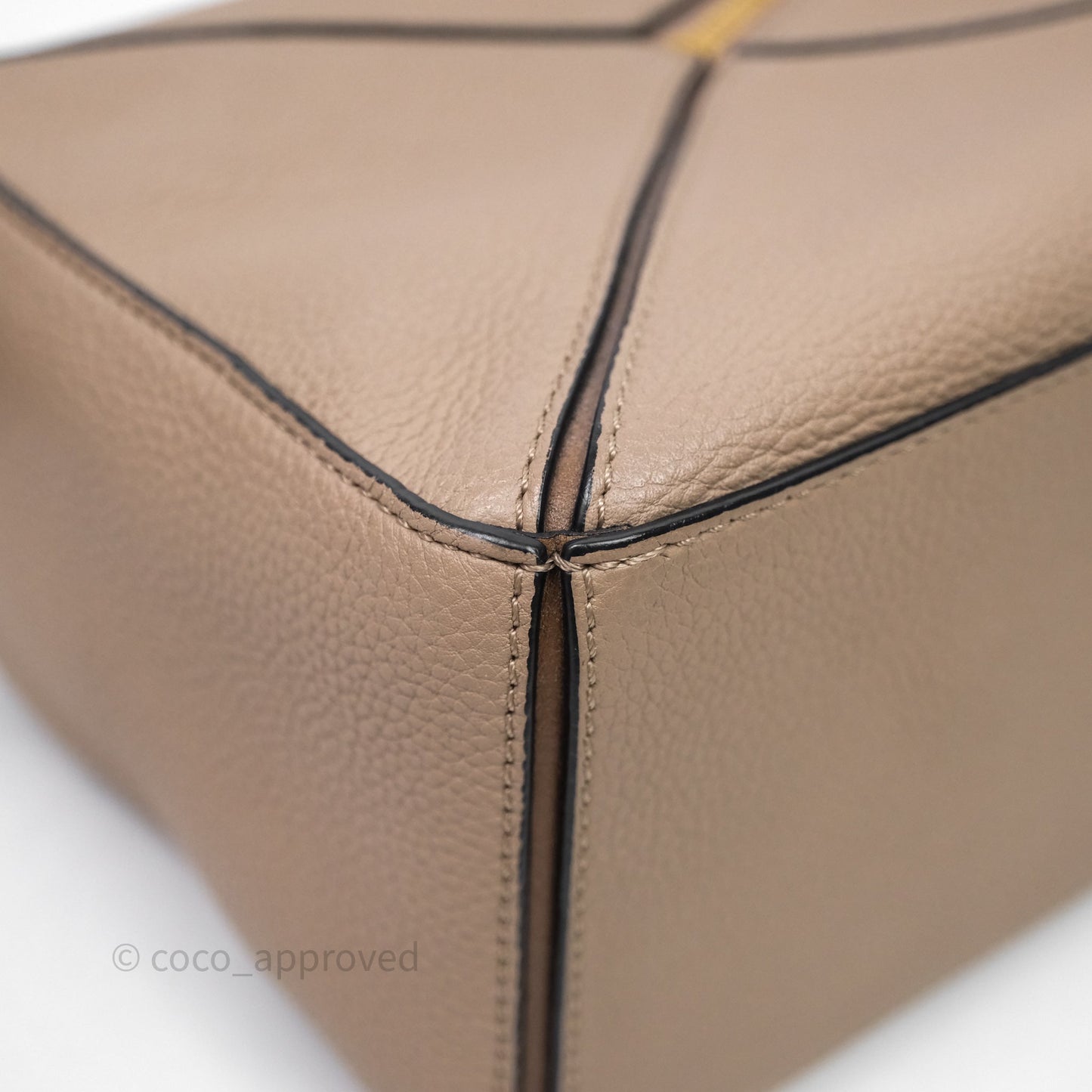 Loewe Small Puzzle Bag Sand Mink Grained Calfskin