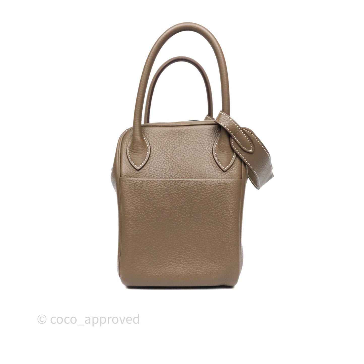 Hermès Lindy 30 Etoupe 18 Clemence Palladium Hardware