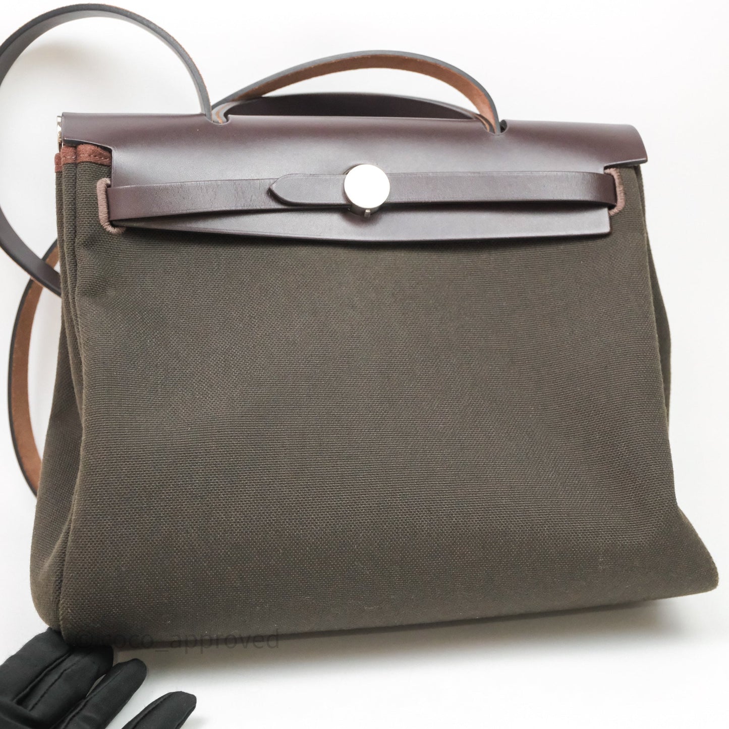 Hermès Herbag Zip 31 Dark Bronze Ebene 46 Palladium Hardware