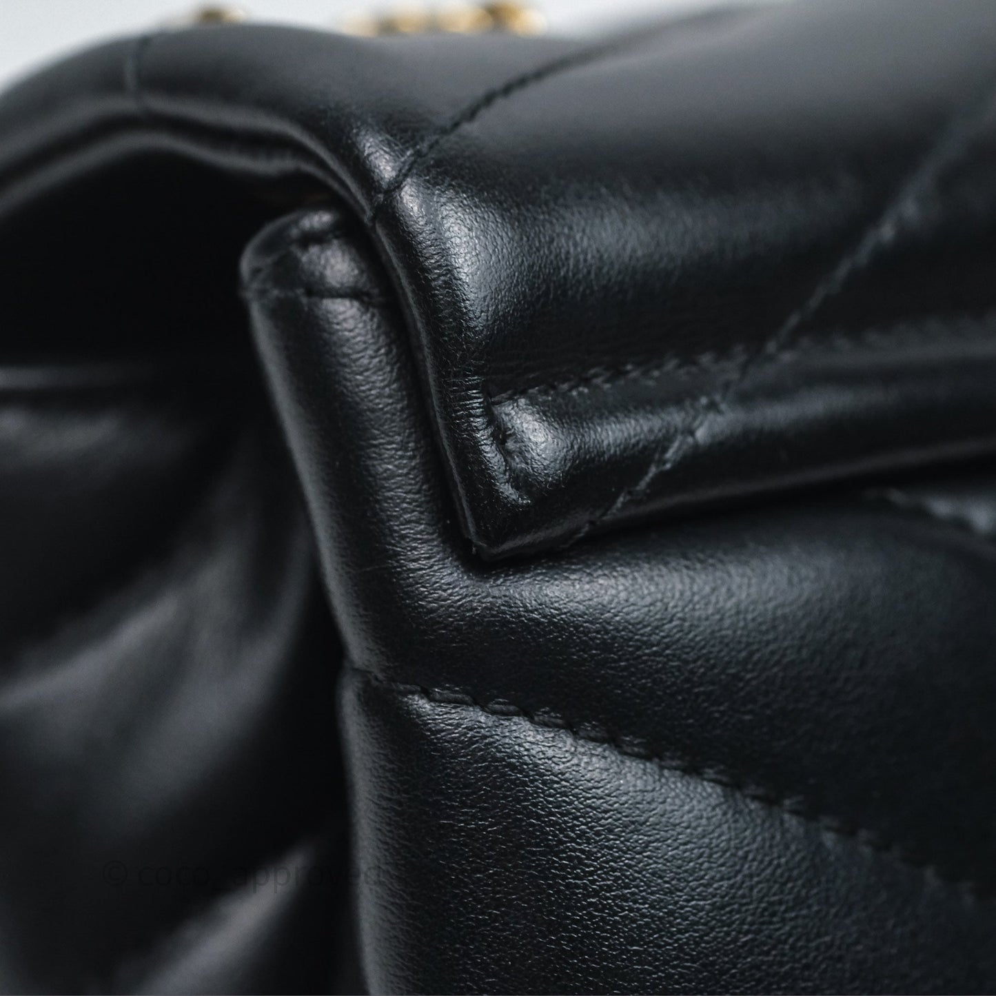 Saint Laurent Loulou Small Flap Bag Black Gold Hardware