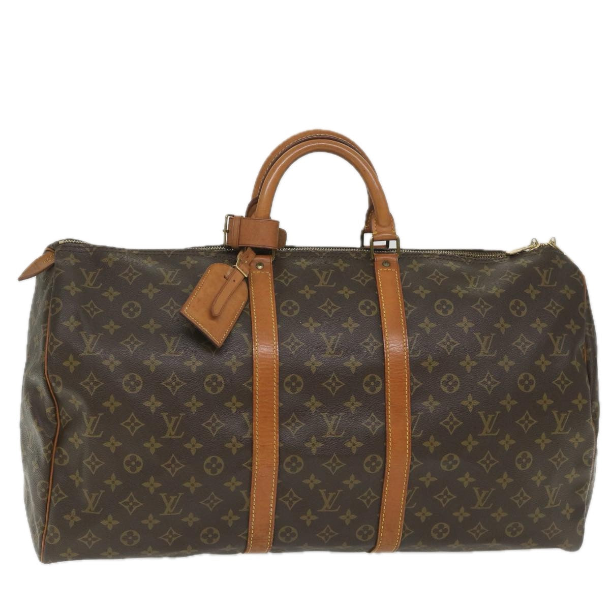 Louis Vuitton Keepall 55  Canvas Travel Bag ()