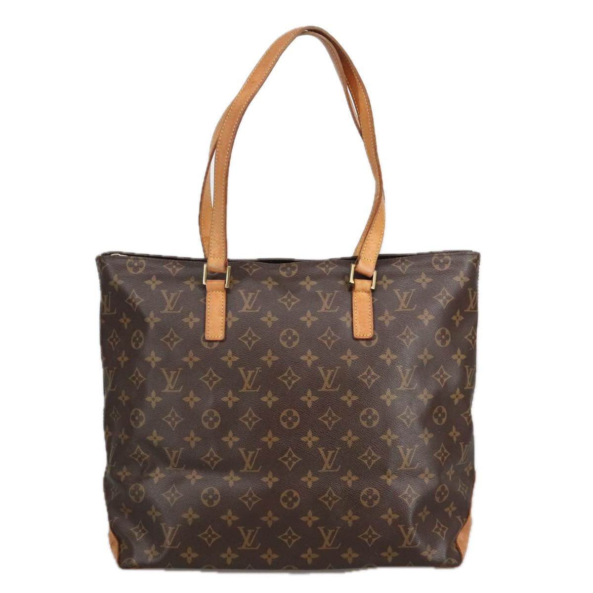 LOUIS VUITTON Monogram Cabas Mezzo Tote Bag M51151 LV 98688