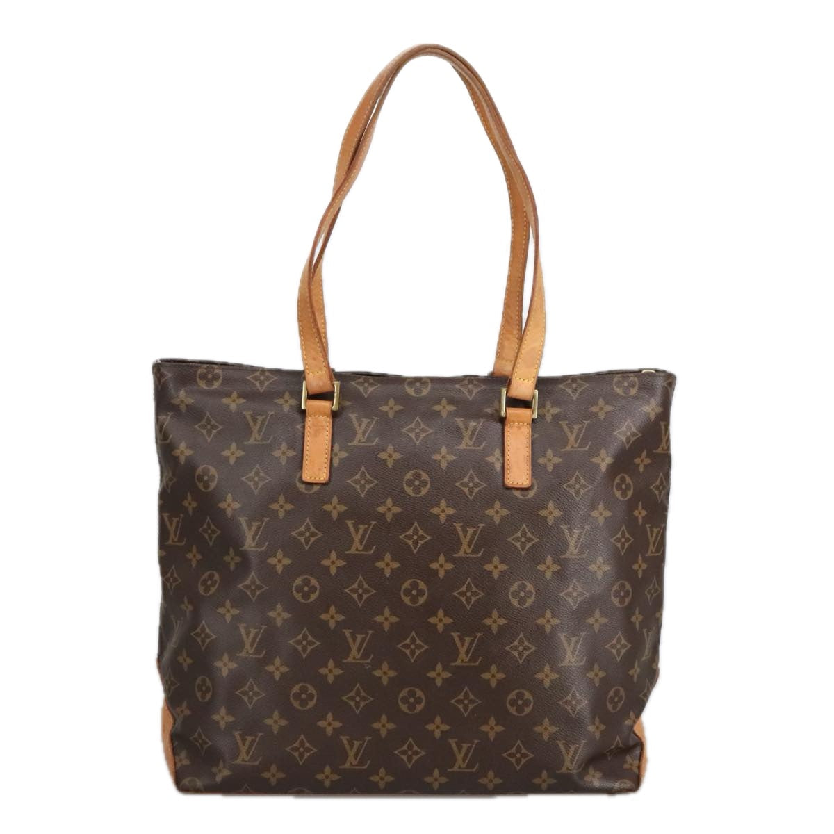 LOUIS VUITTON Monogram Cabas Mezzo Tote Bag M51151 LV 98688