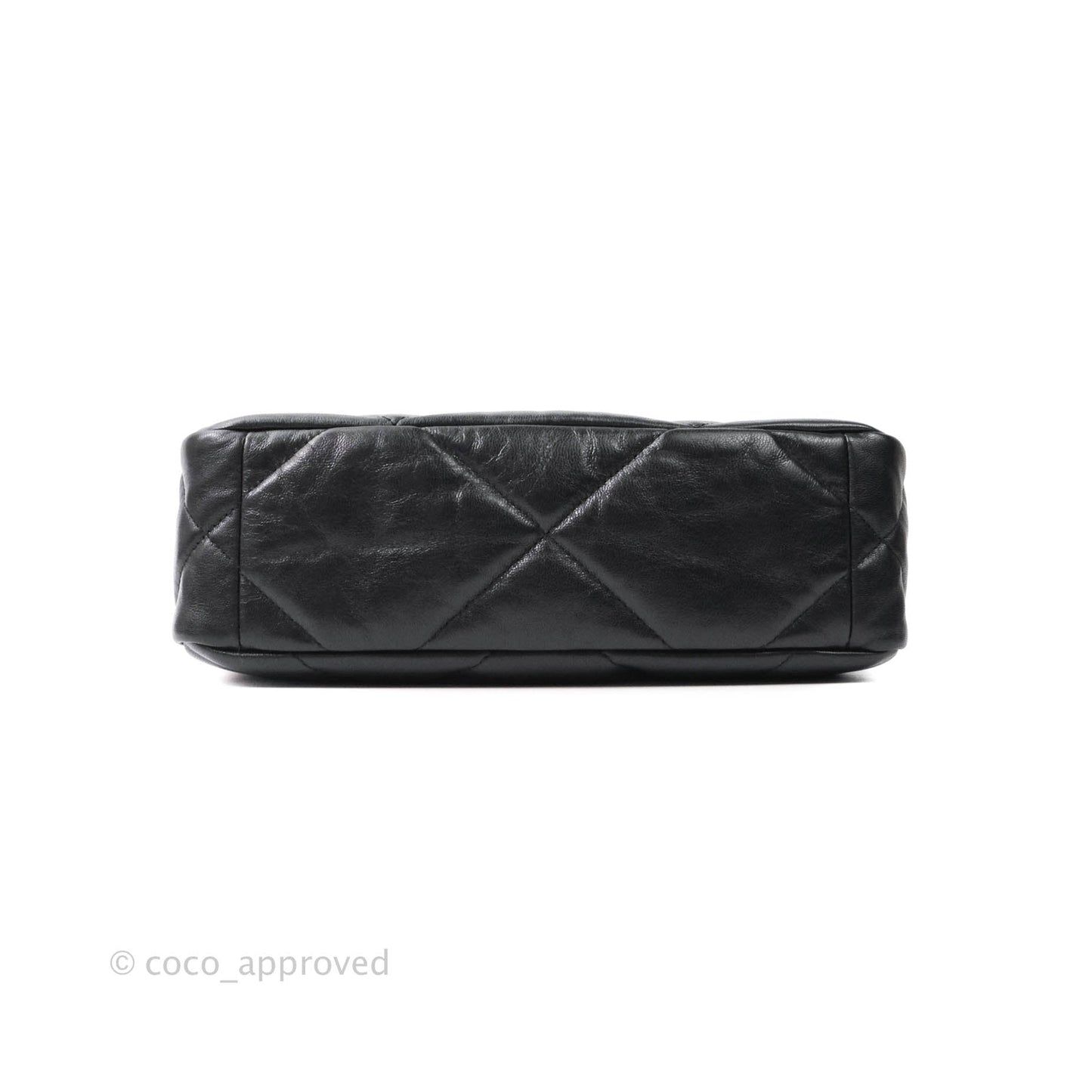 Chanel 19 Small Black Goatskin Mixed Hardware Goatskin