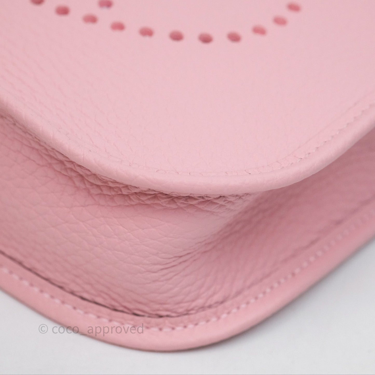 Hermès Mini Evelyne 16 Sakura/Rose Clemence Palladium Hardware