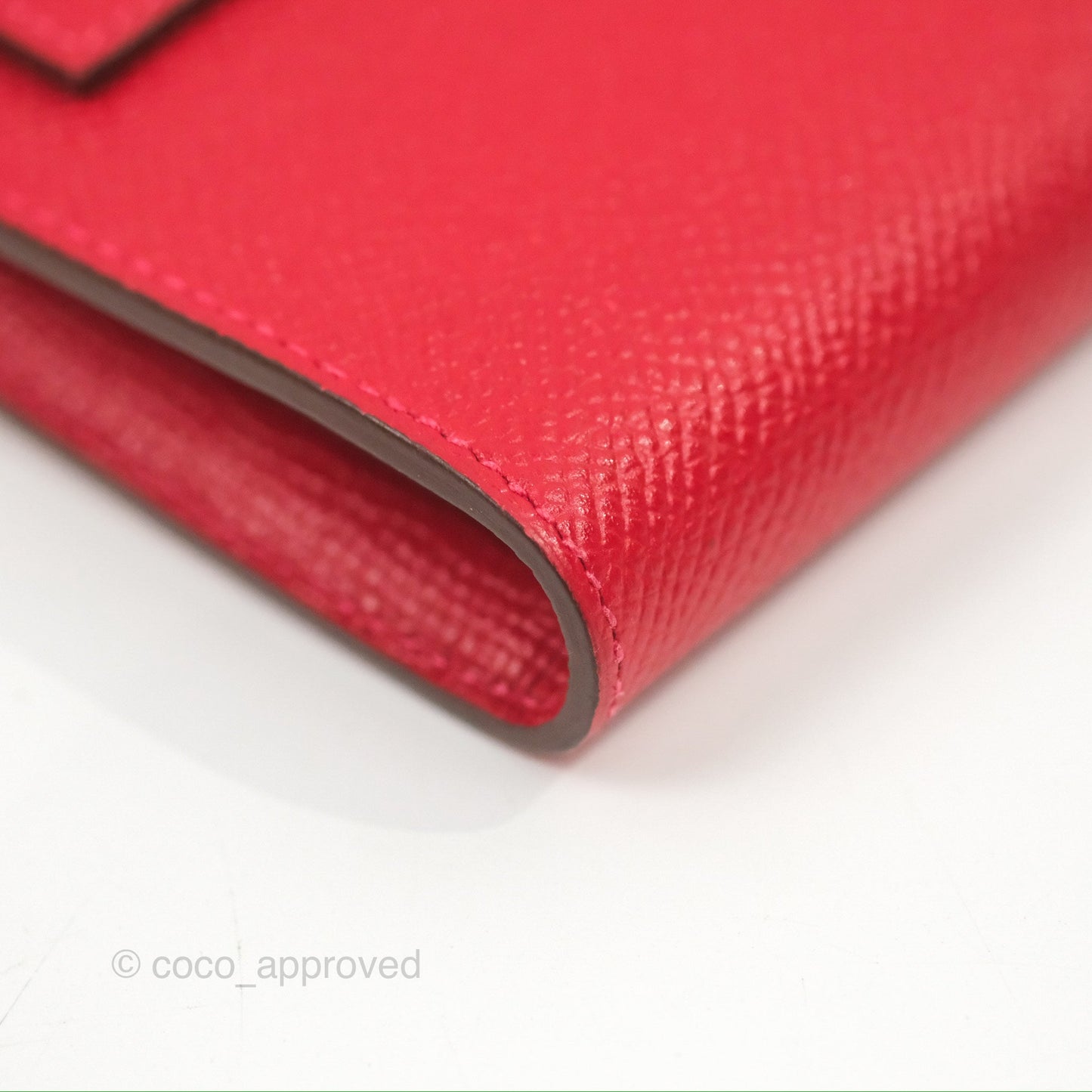Hermès Kelly Wallet Rouge Casaque Epsom Gold Hardware