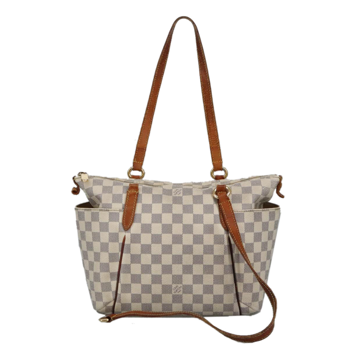 LOUIS VUITTON Damier Azur Totally PM Tote Bag N41280 LV 98713