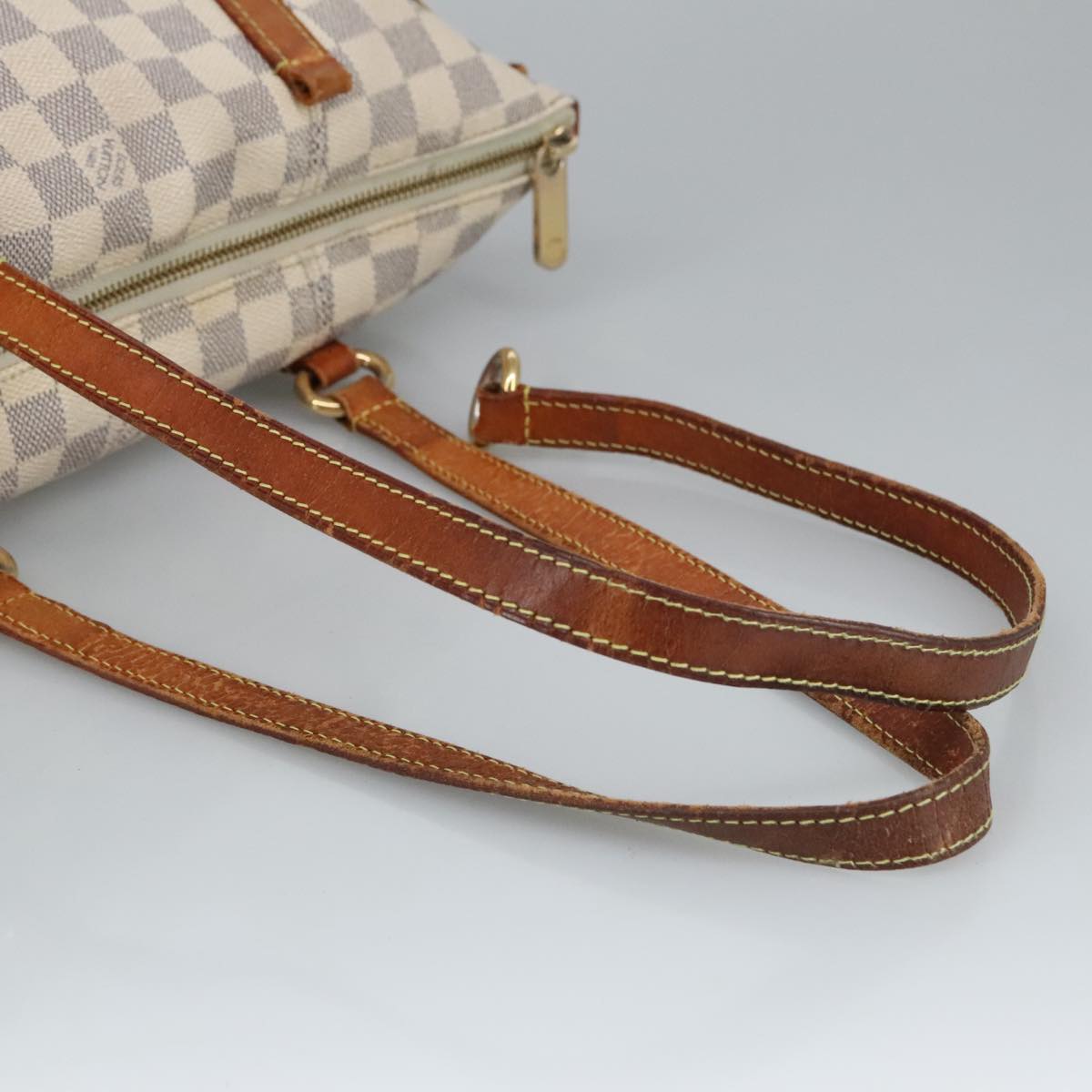LOUIS VUITTON Damier Azur Totally PM Tote Bag N41280 LV 98713