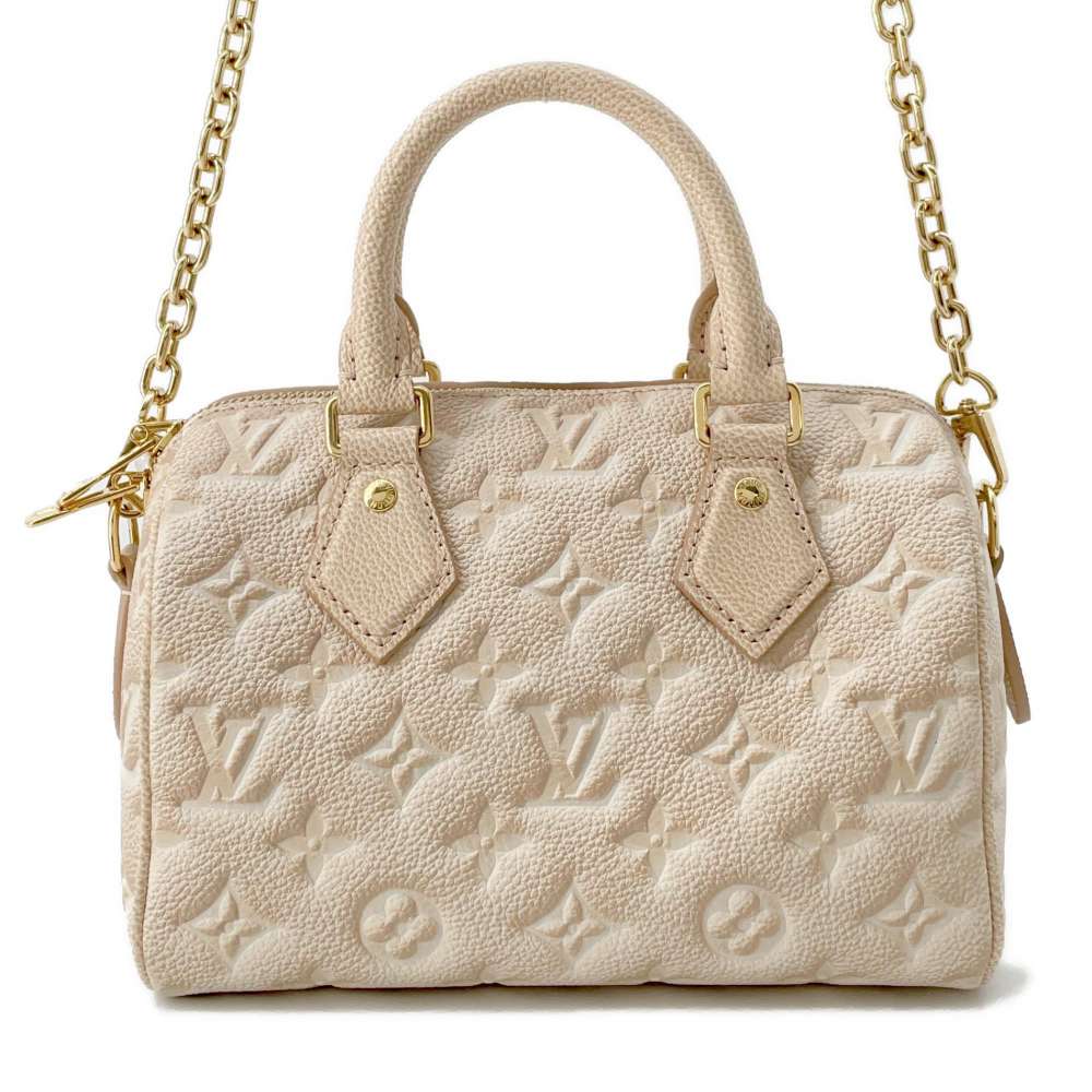 LOUIS VUITTON Speedy-Bandouliere Beige/Gradation M46163 Monogram Empreinte Leather Size 20