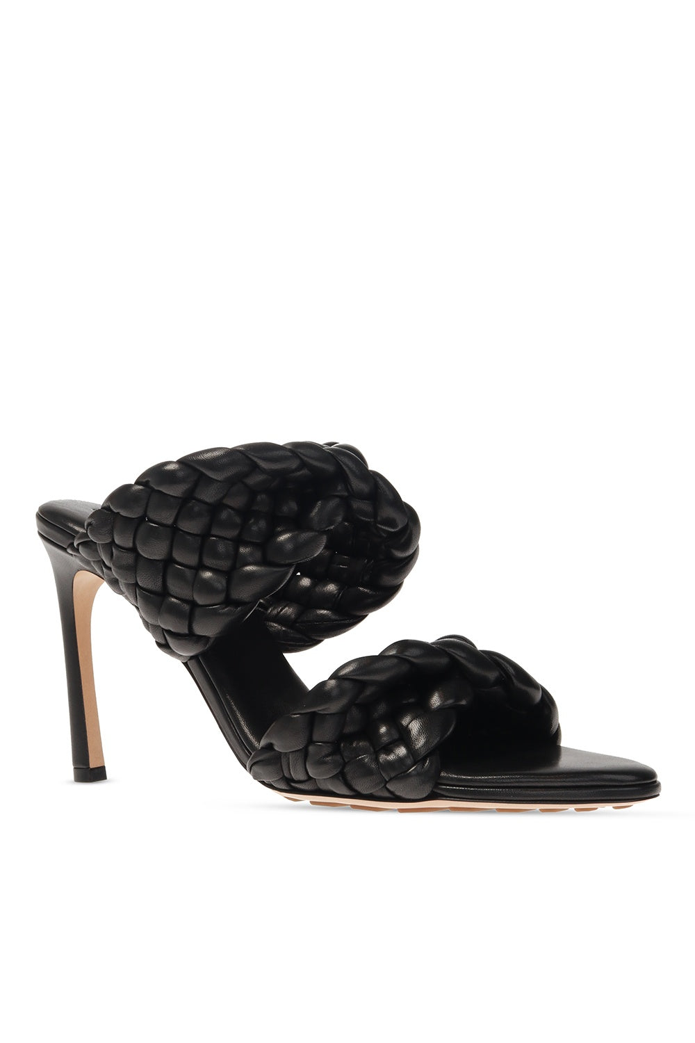 Luxury Bottega Veneta New Women's Shoes Intreccio Twist Weave In Black