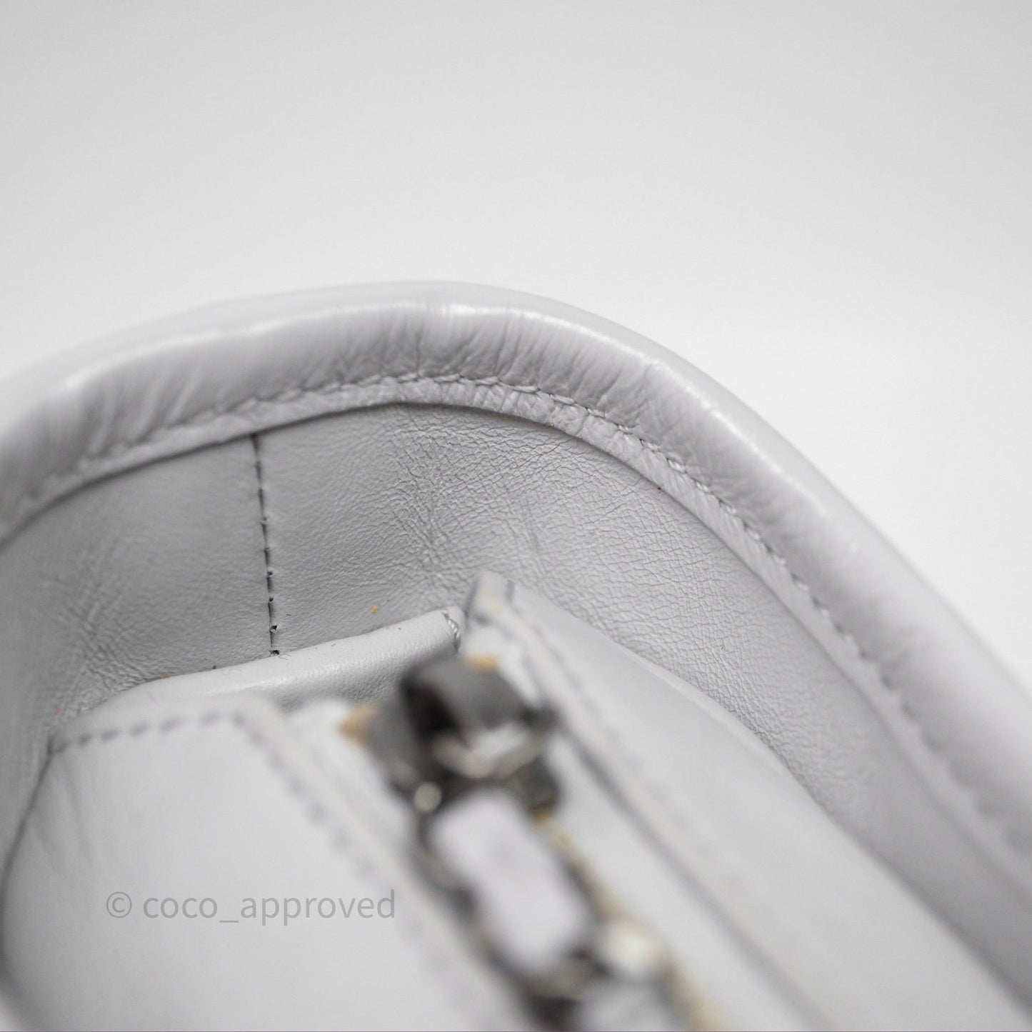 Chanel Small Gabrielle Hobo Quilted Grey Aged Calfskin