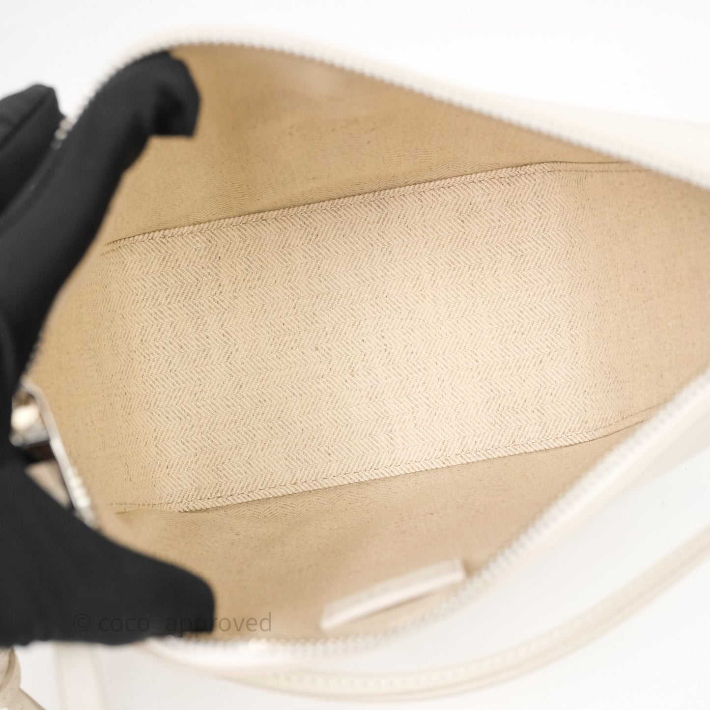 Loewe Mini Hammock Shoulder Bag White