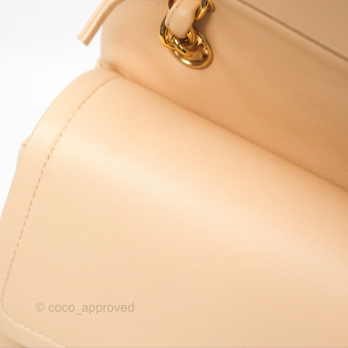 Chanel Jumbo Double Flap Beige Lambskin Gold Hardware⁣⁣