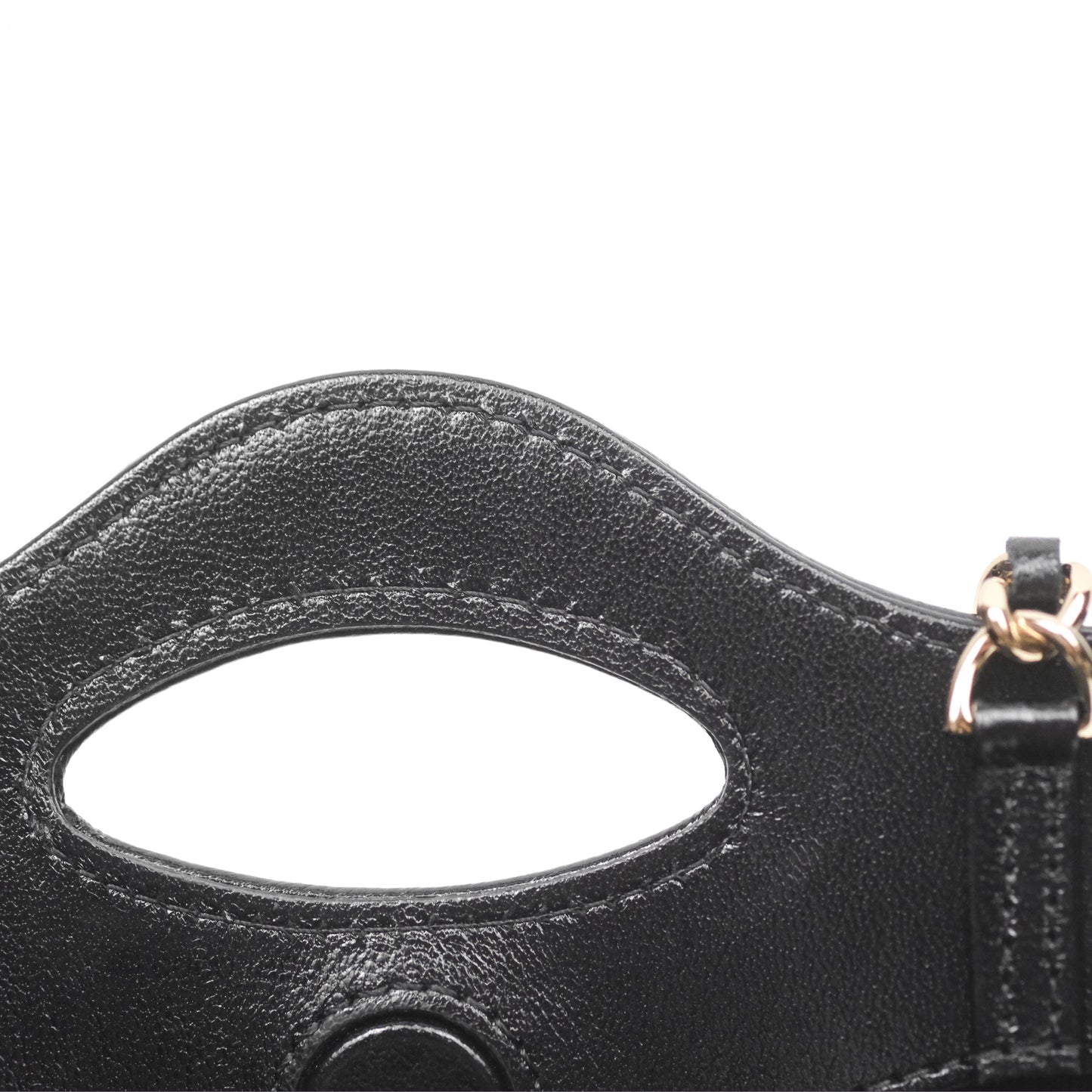 Chanel Micro 31 Black Shiny Calfskin Gold Hardware