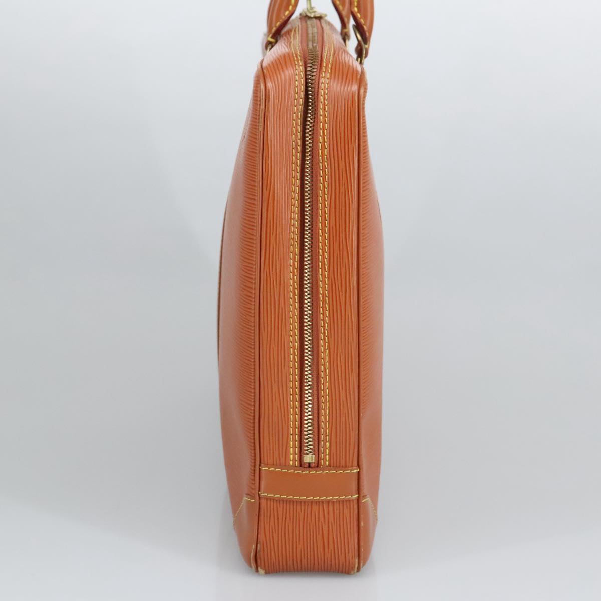 LOUIS VUITTON Epi Porte Documents Voyage Bag Zipangu Gold M54478 LV 98805