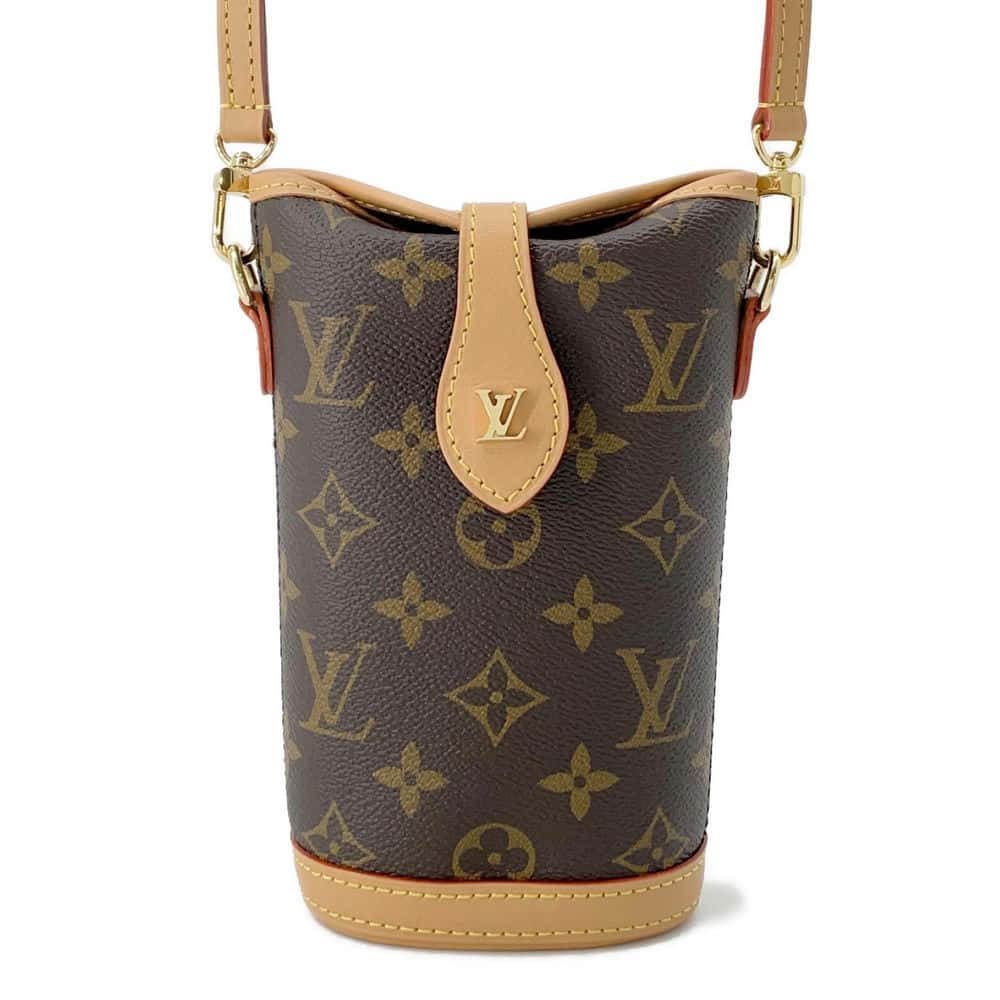 LOUIS VUITTON Fold Me Pouch Brown M80874 Monogram