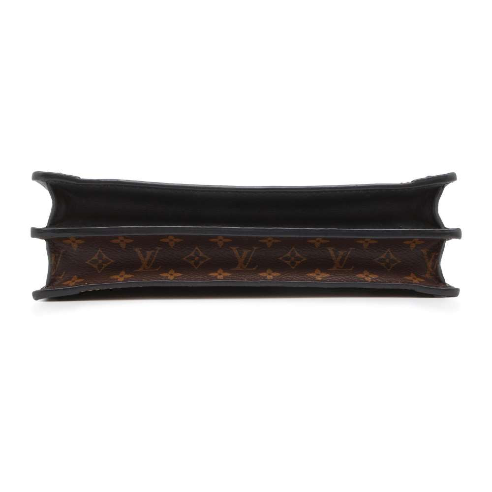 LOUIS VUITTON Trunk Clutch Brown M43596 Monogram Monogram Reverse Canvas