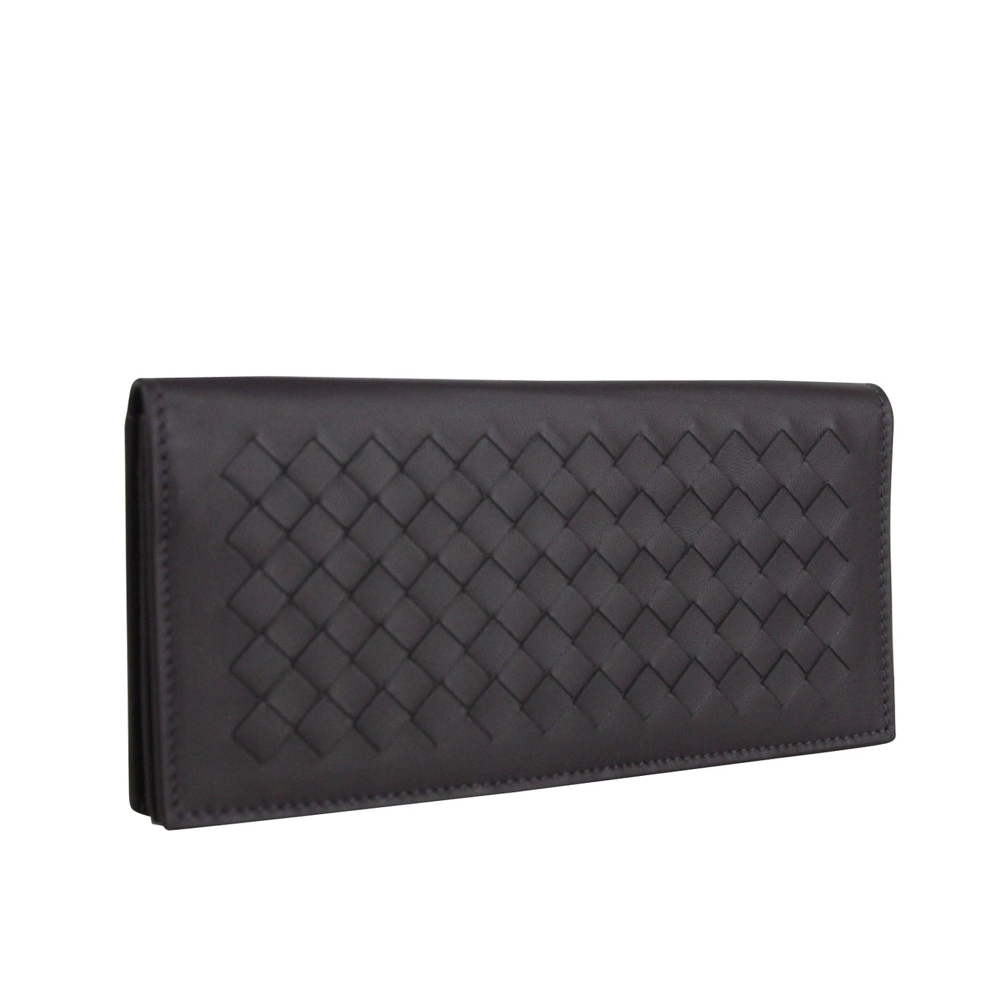 Luxury Bottega Veneta Men's Intercciaco Long Bifold Leather Wallet