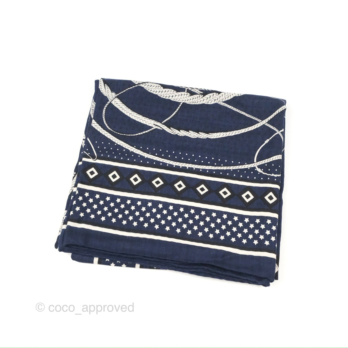 Hermes Fouets et Badines Bandana Shawl 140