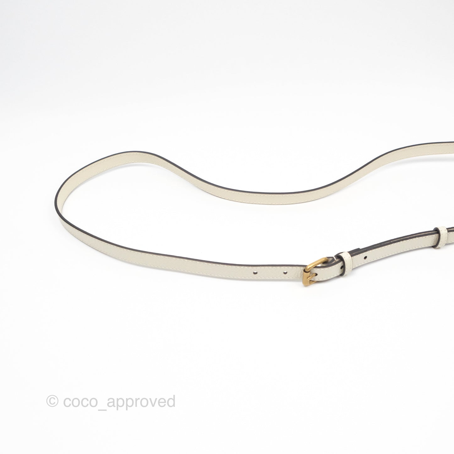 Gucci Ophidia GG Supreme Mini Crossbody Bag White