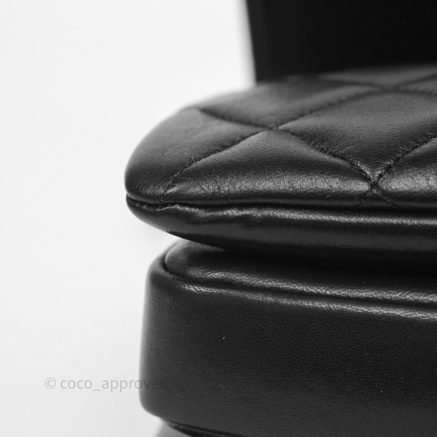 Chanel Small Trendy CC Black Lambskin Gold Hardware
