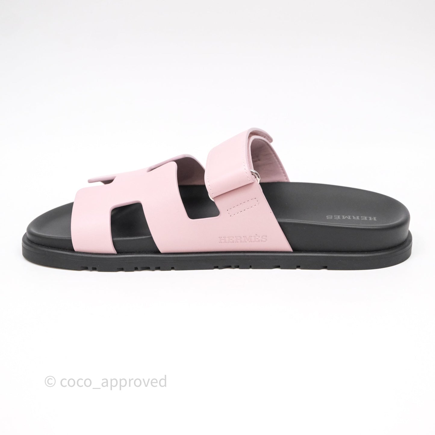 Hermes Chypre Sandal Calfskin Calfskin Rose Cancan Size 40