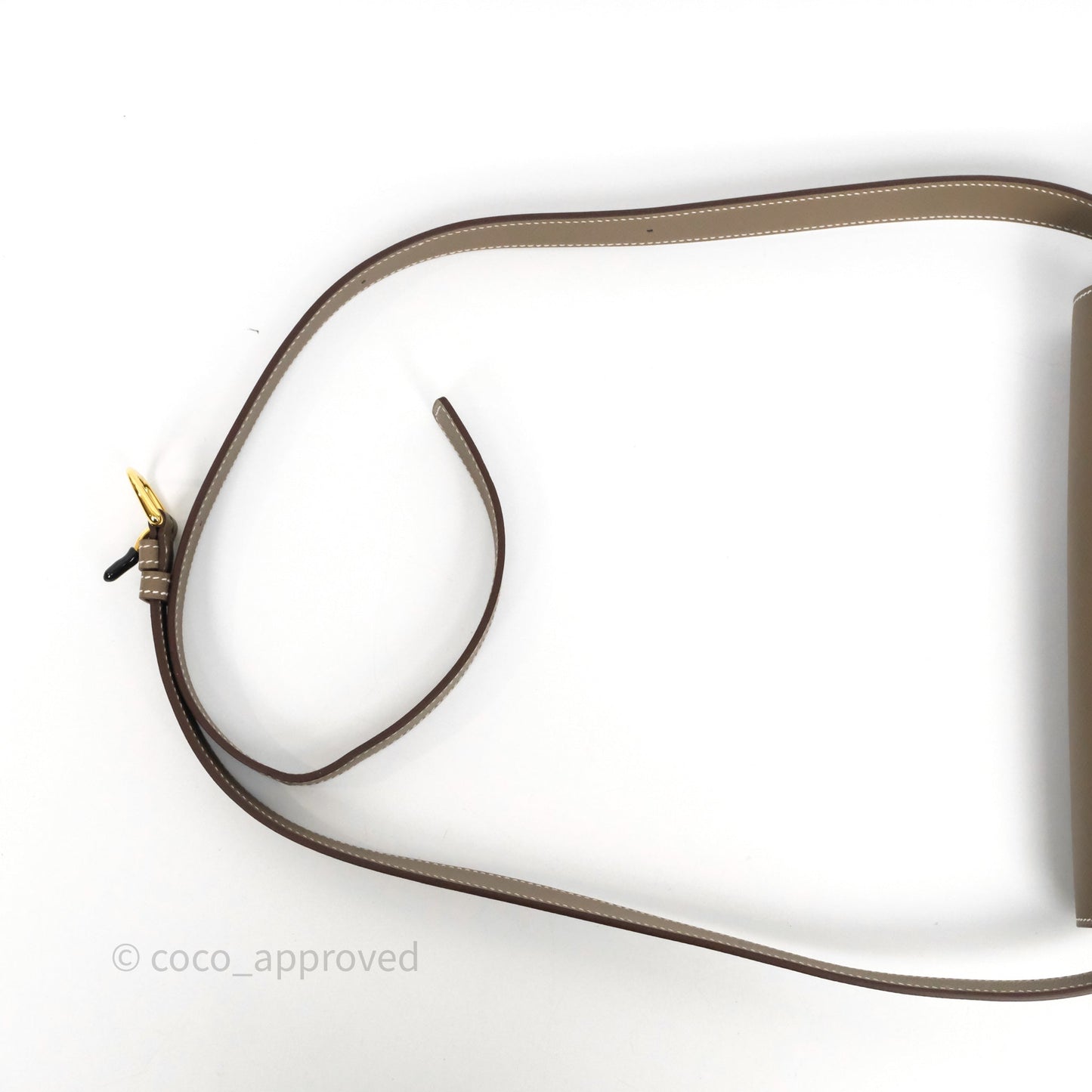 Hermès Della Cavalleria Elan Bag Etoupe Gold Hardware