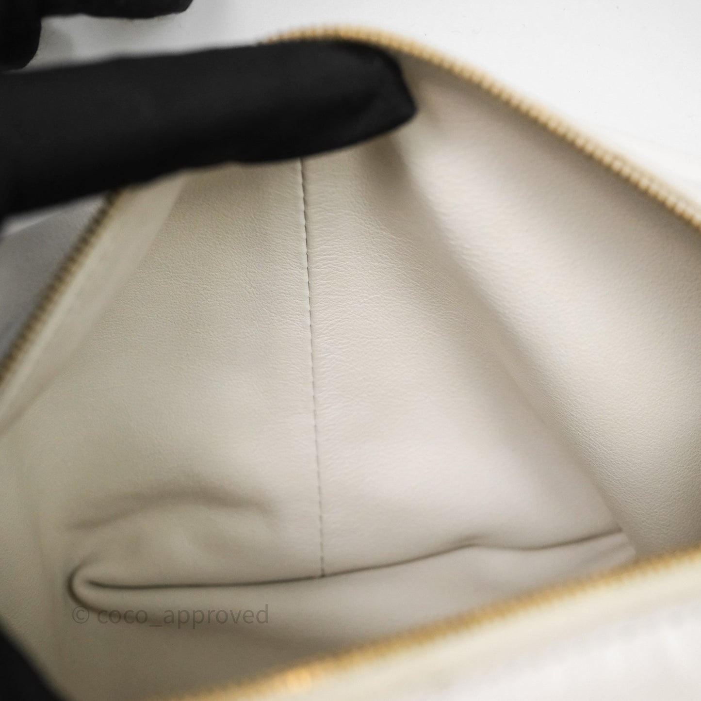 Bottega Veneta Double Knot Leather White Bag