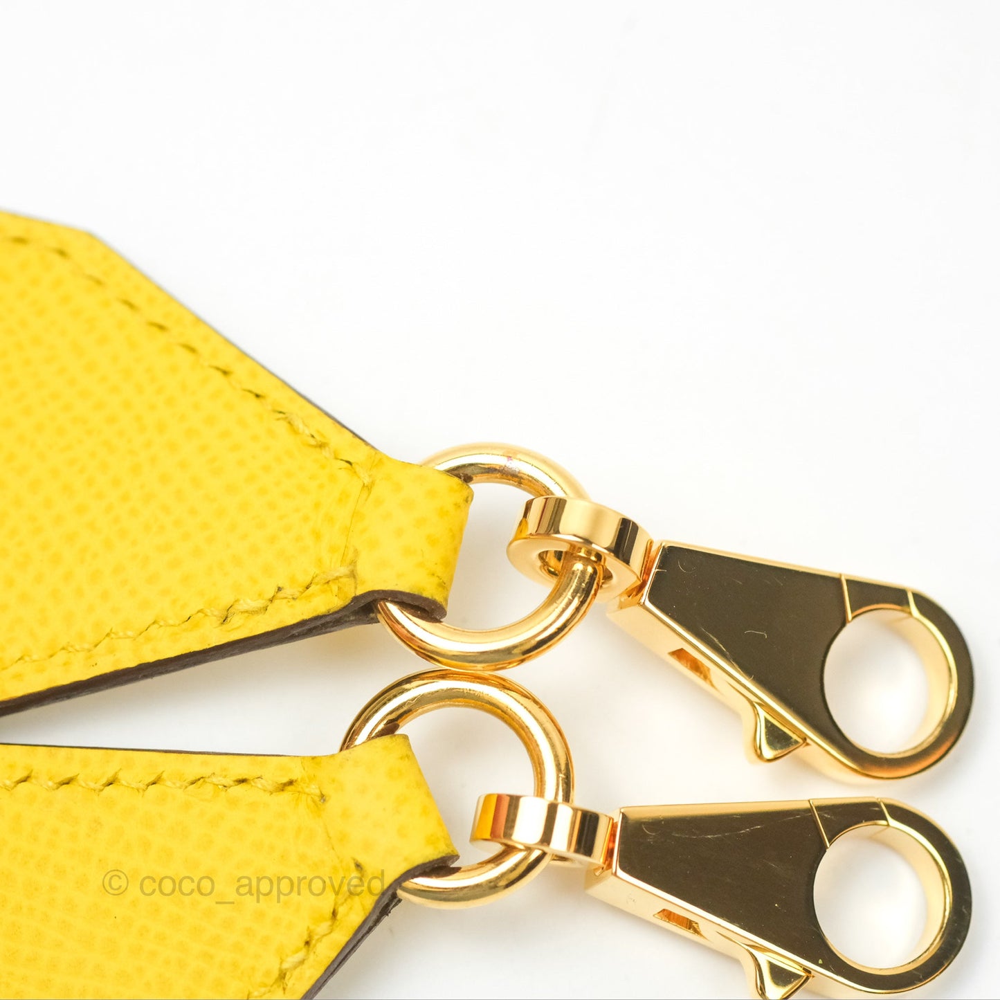 Hermès Tressage Cuir Hexagone Strap 40mm Epsom Gold Hardware