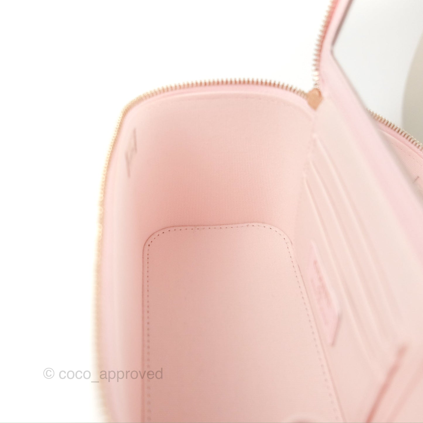 Chanel Vanity Rectangular Top Handle Pink Lambskin Gold Hardware