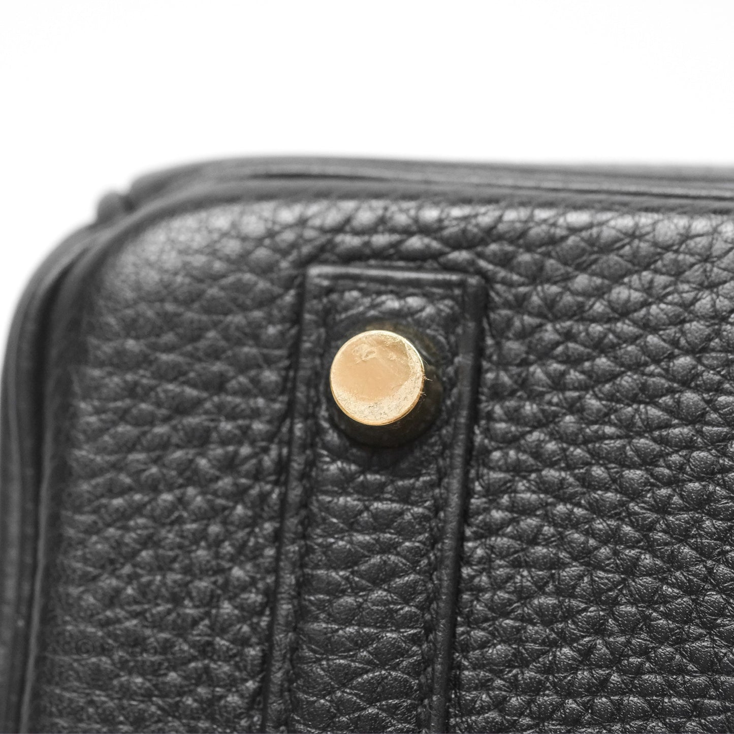 Hermès Birkin 30 Retourne Black Noir 89 Clemence Gold Hardware