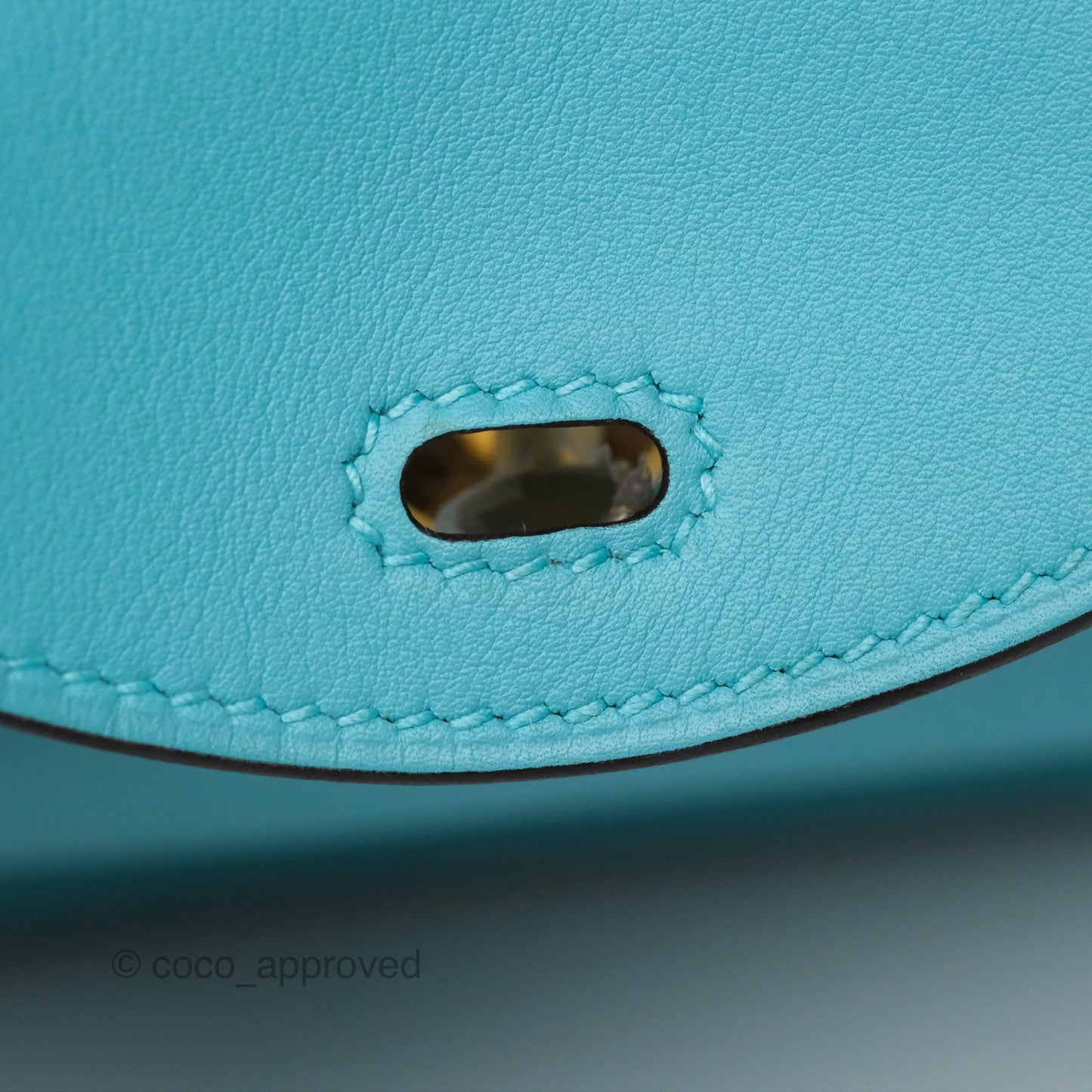 Hermès Mini Lindy 20 Bleu Atoll 3P Swift Gold Hardware