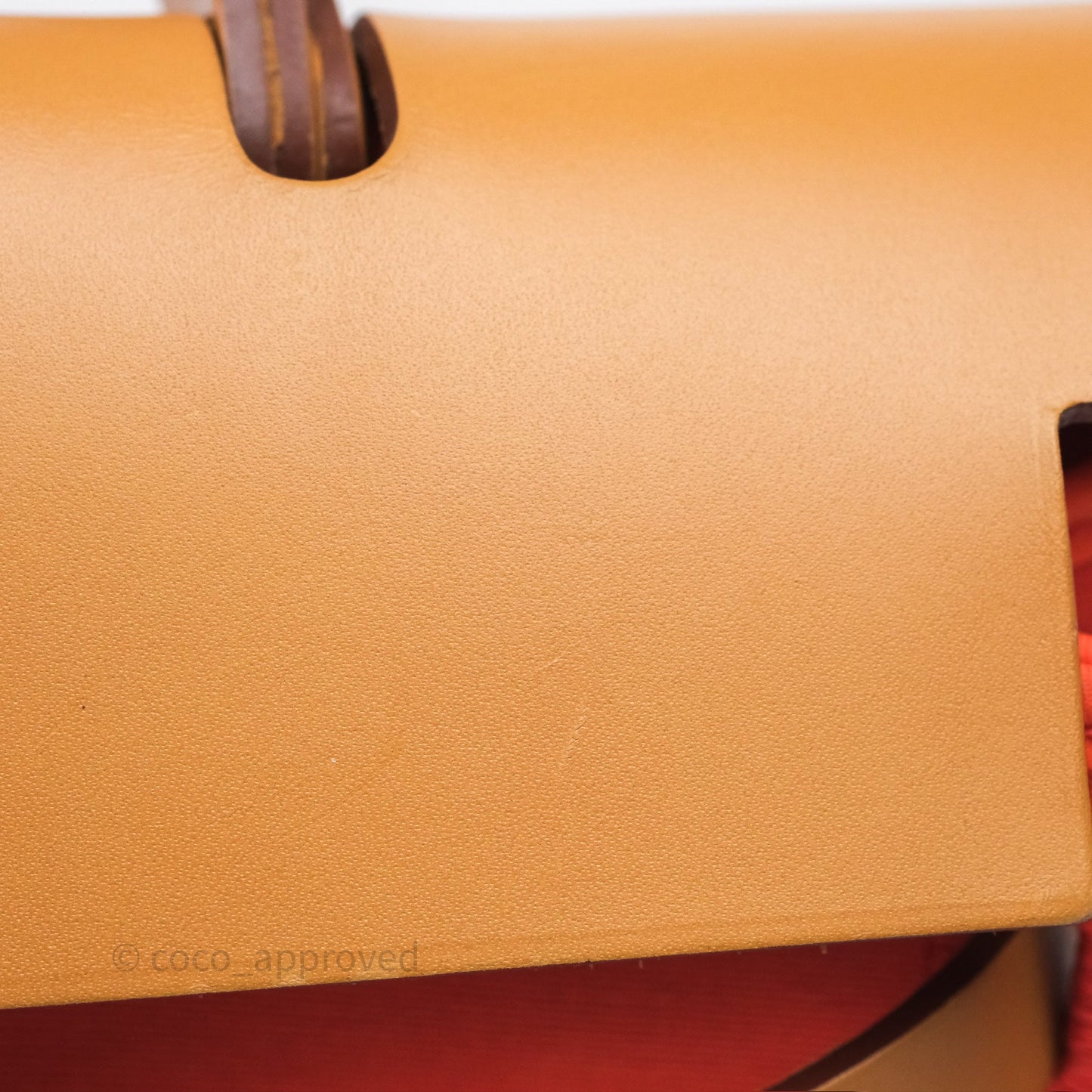 Hermès Herbag Zip 31 Capucine 9T / Fauve 34 Canvas Palladium Hardware