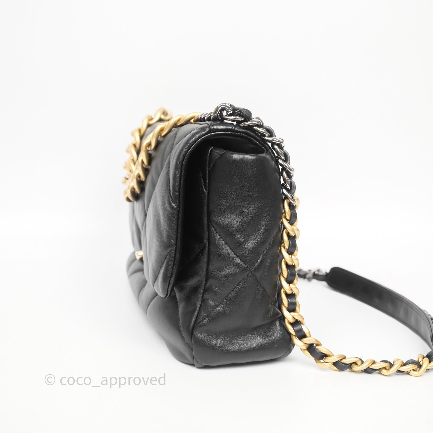 Chanel 19 Medium Black Mixed Hardware