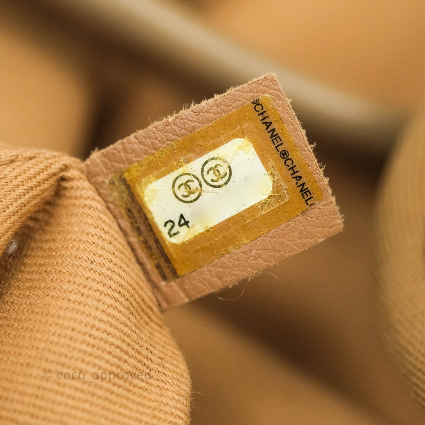 Chanel Large Deauville Beige Canvas Silver Hardware