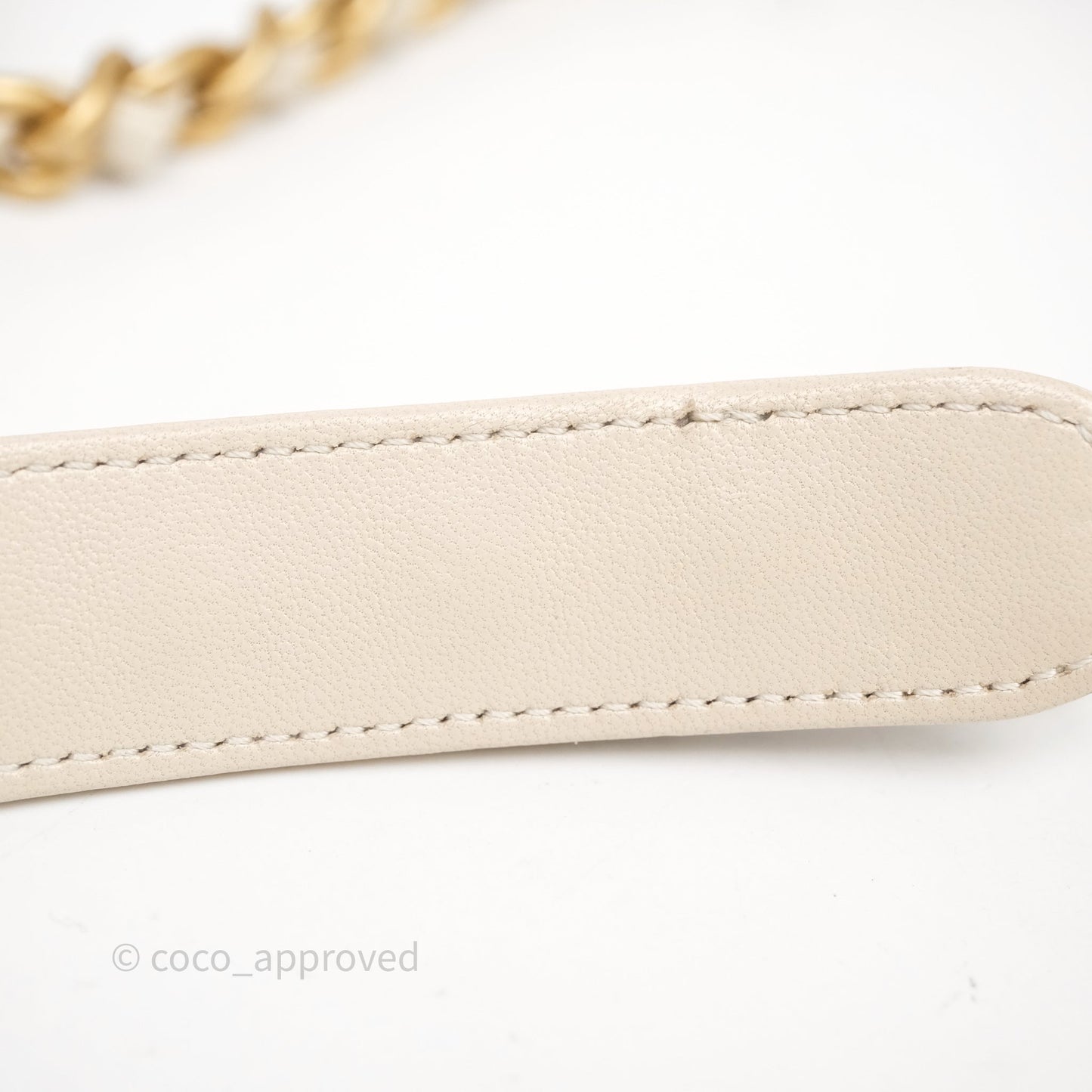 Chanel 19 Small Ivory Mixed Hardware
