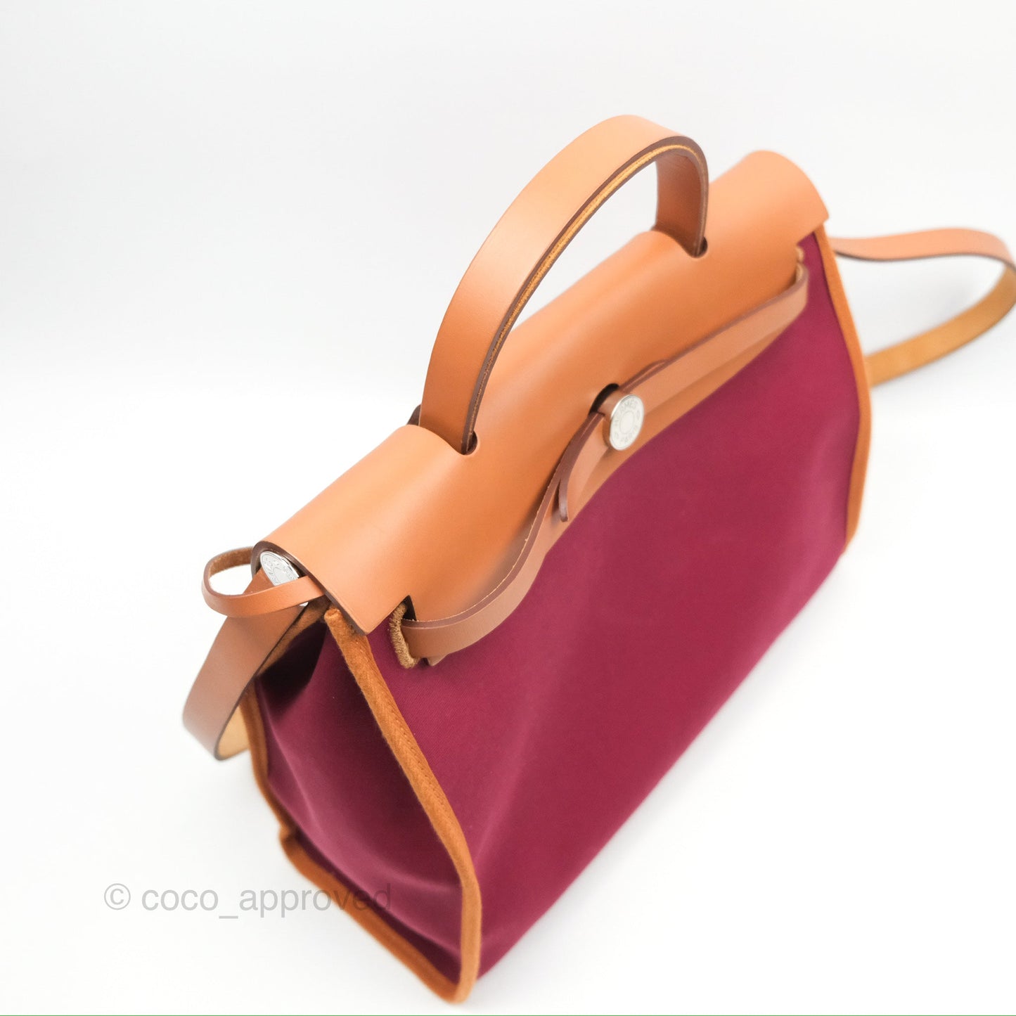 Hermès Herbag Zip 31 Retourne Rose Bubblegum Rubis Nature Canvas Palladium Hardware