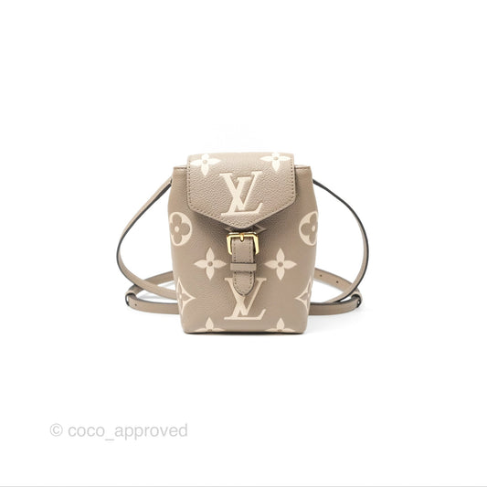 Louis Vuitton By The Pool Tiny Backpack Monogram Empreinte Dove/Cream