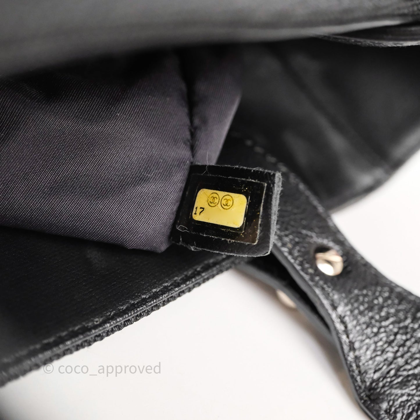 Chanel Quilted Paris Biarritz Tote PM Black Coated Canvas