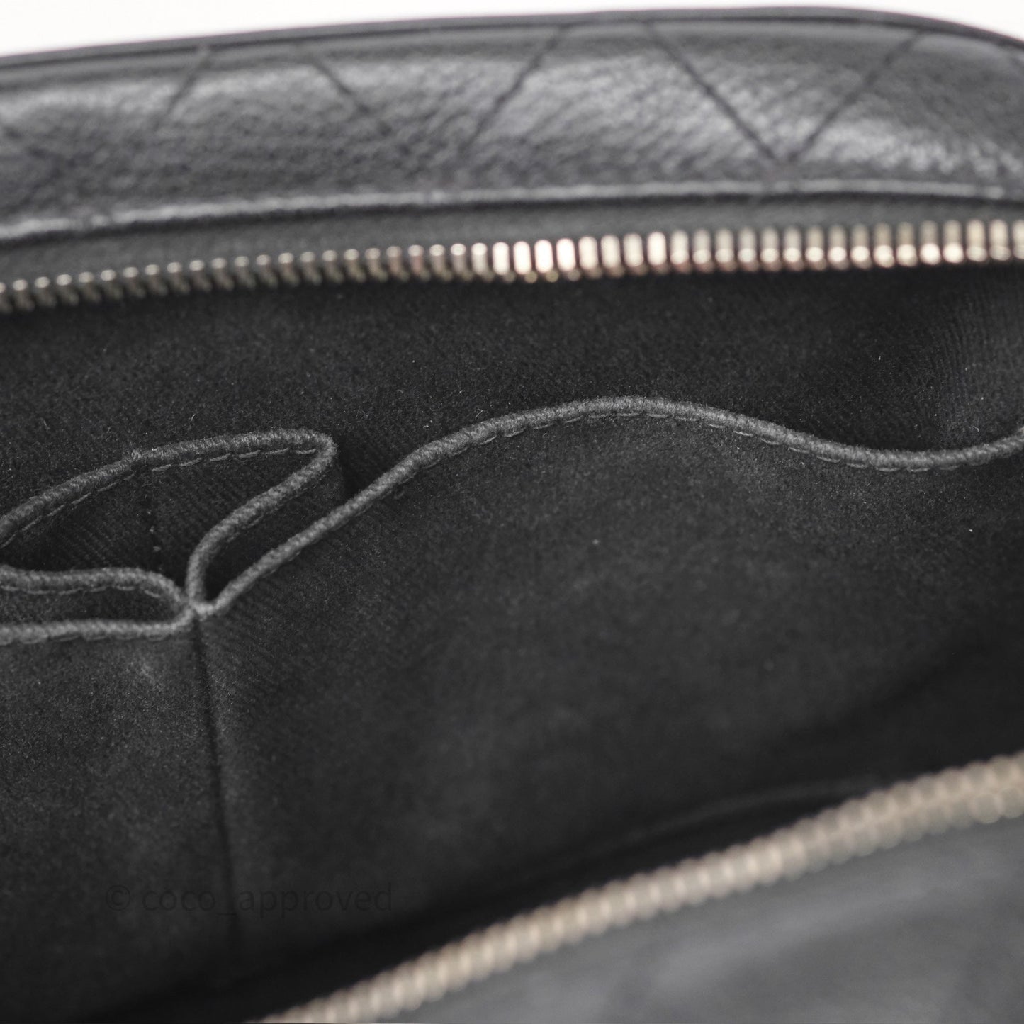 Chanel Coco Curve Vanity Black Calfskin & Goatskin Antique Gold Hardware