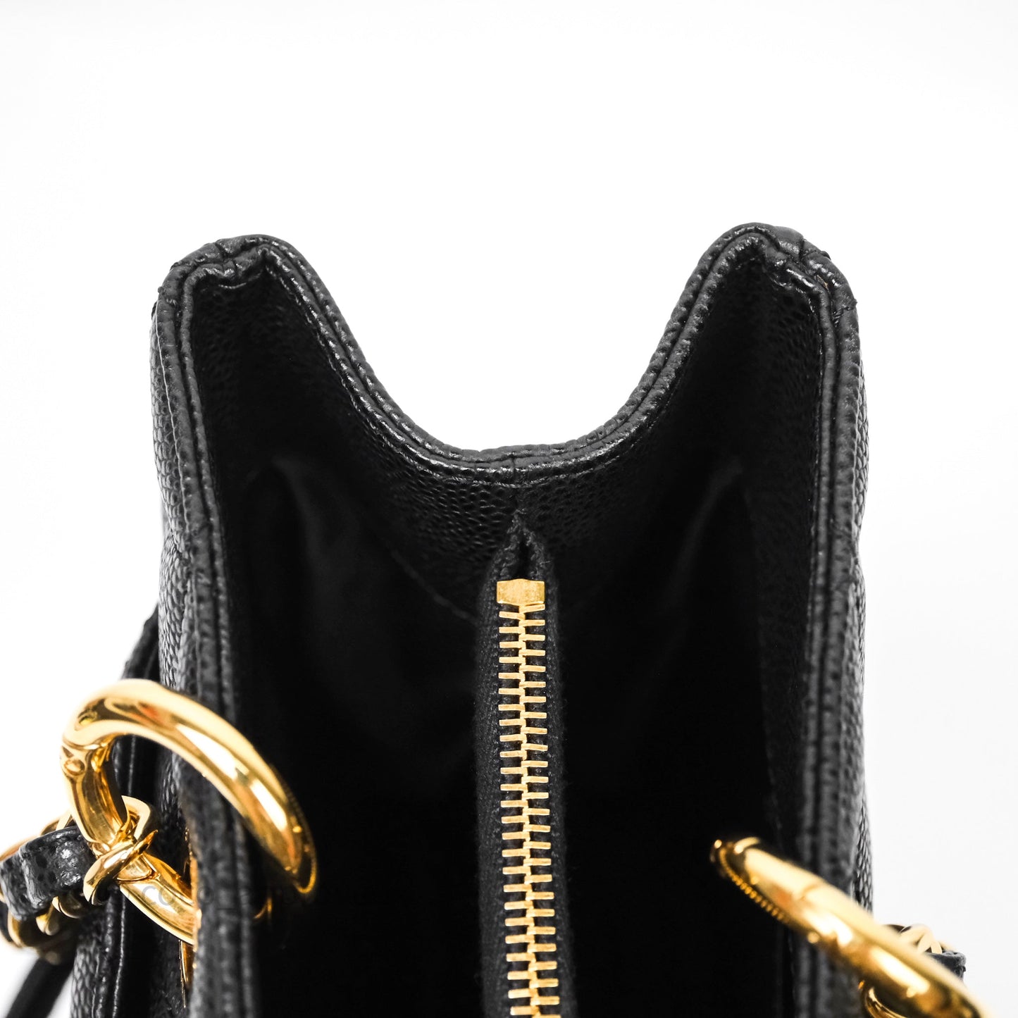 Chanel GST Black Caviar Gold Hardware