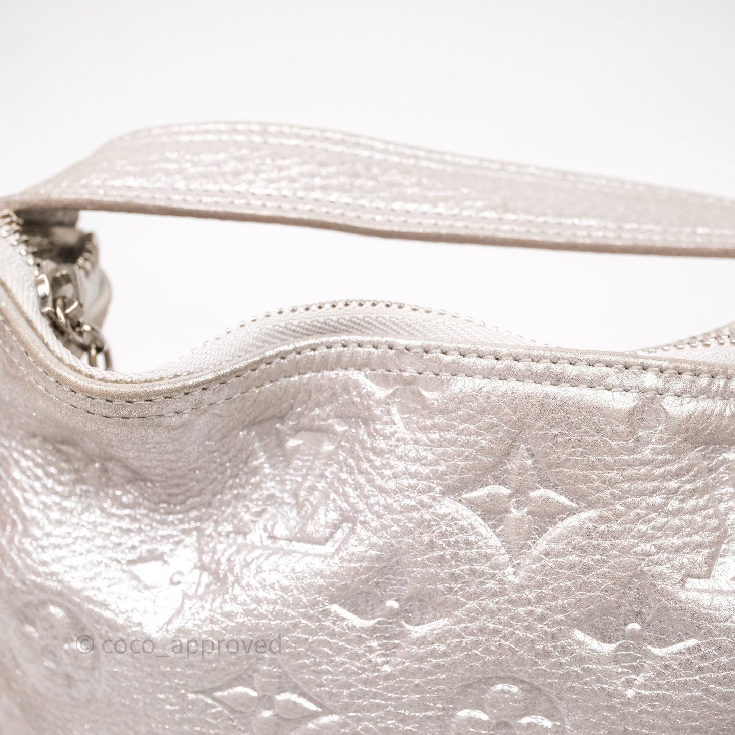 Louis Vuitton Monogram Shimmer Halo Bag Silver