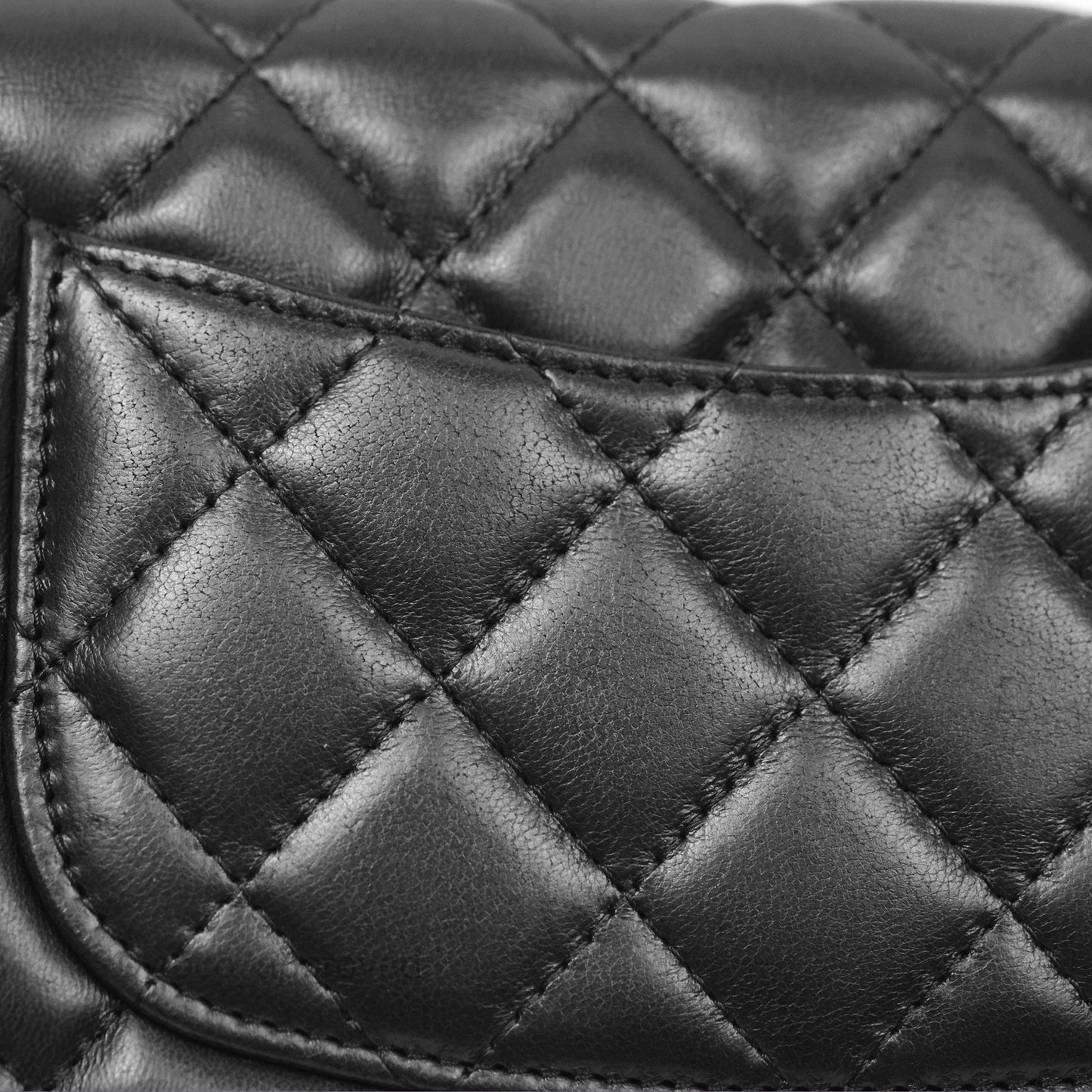 Chanel All Slide Wallet on Chain WOC Adjustable Chain Quilted Black Lambskin 22K