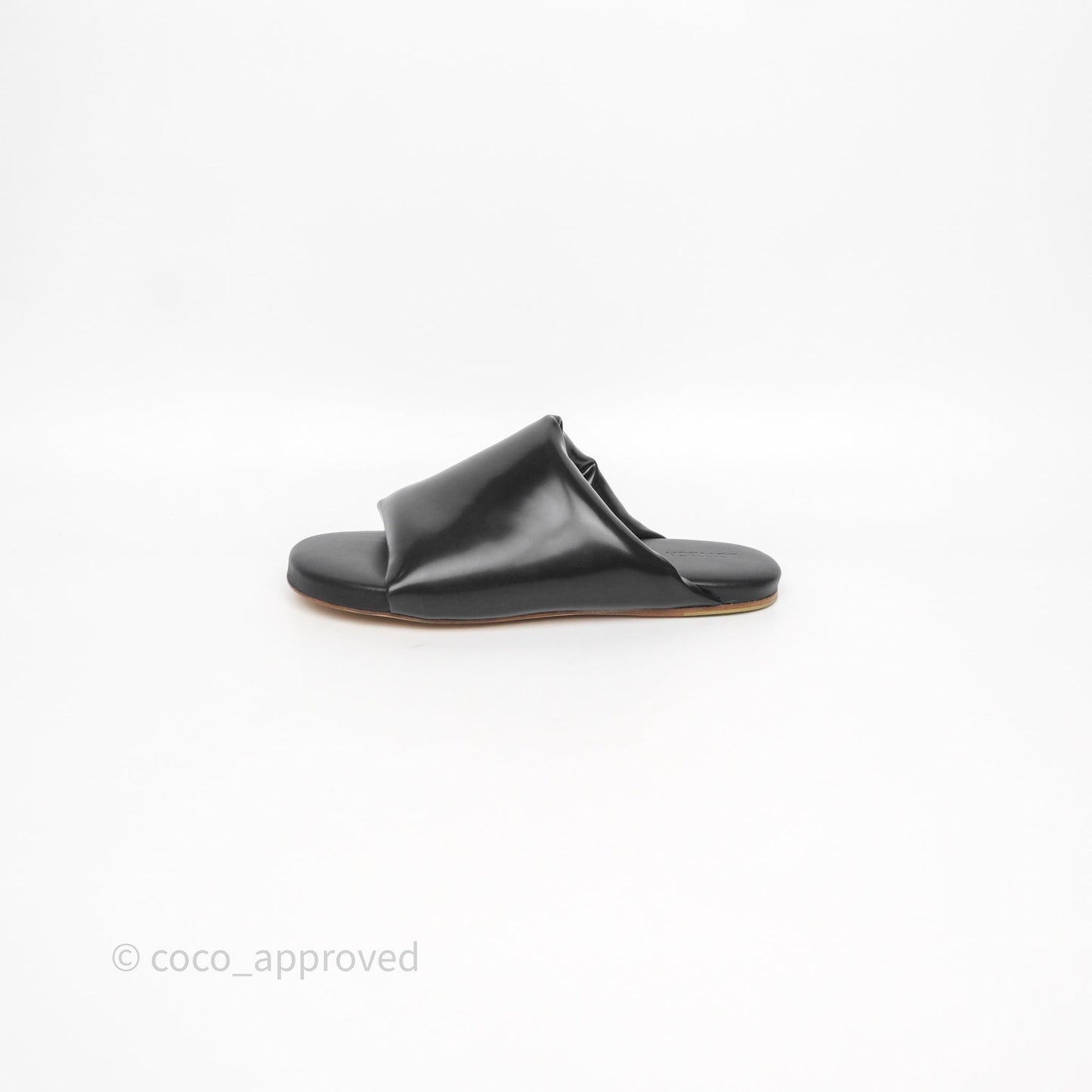 Bottega Veneta Black Cushion Sandals Size 36