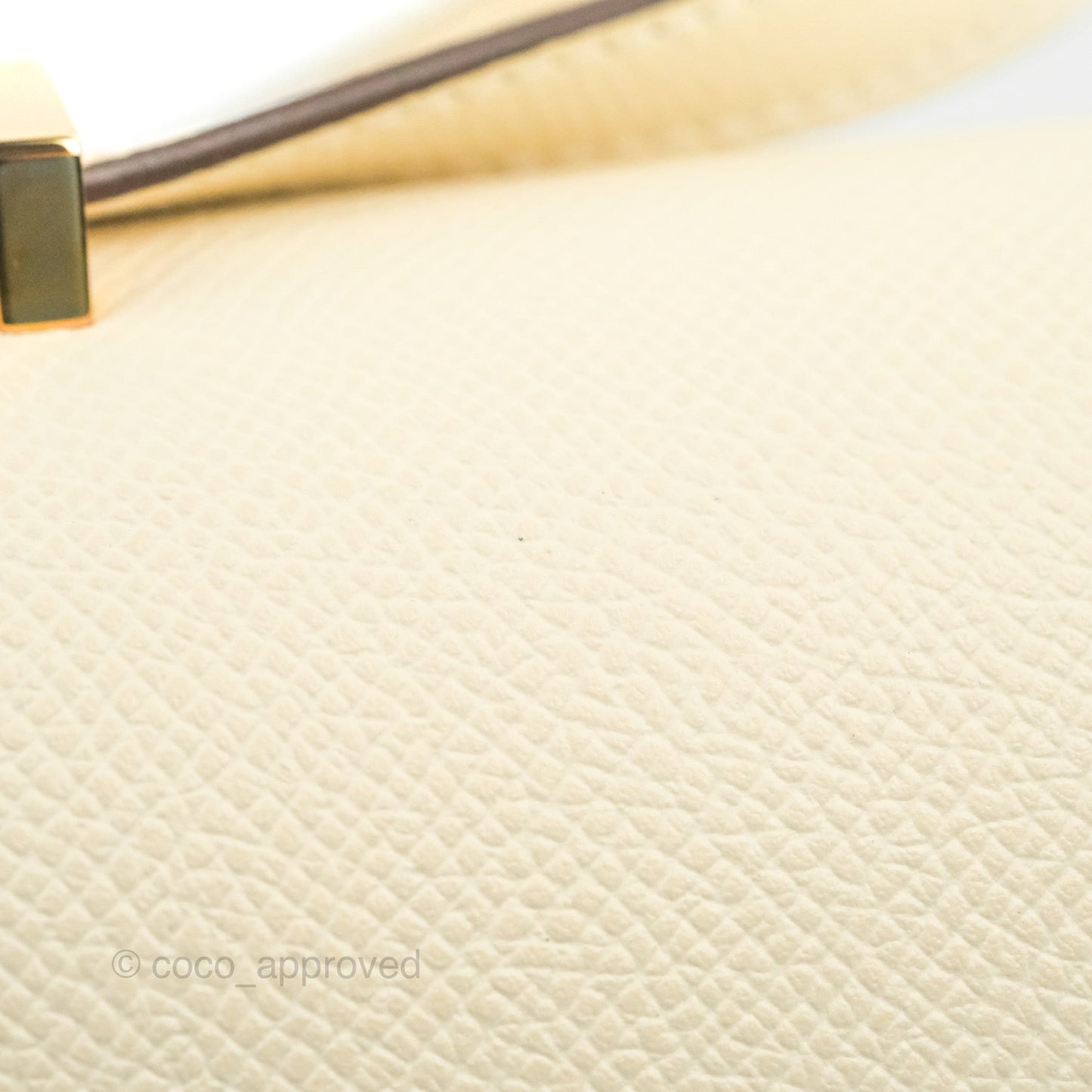 Hermès Constance Mini 18cm Nata Epsom Rose Gold Hardware