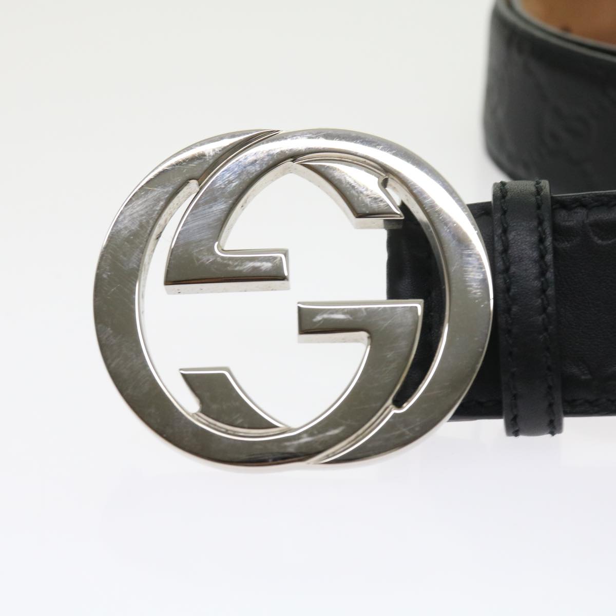Luxury Gucci Trending 2025 GG Canvas ssima interlocking Belt Black