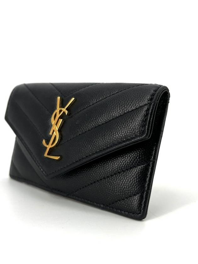 Luxury Saint Laurent Envelope zipper card wallet