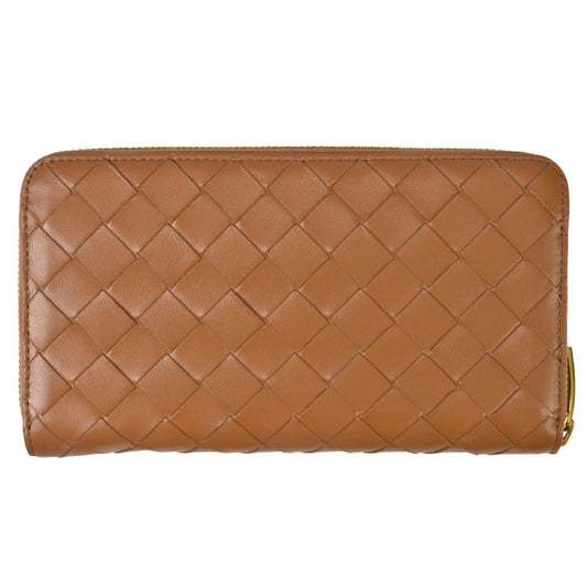 Luxury Bottega Veneta Intrecciato  Leather Long Wallet (Bi-Fold) ()